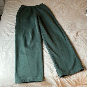 Wilfred free wide leg fleece pants